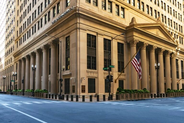 Historic Federal Reserve building representing monetary policy