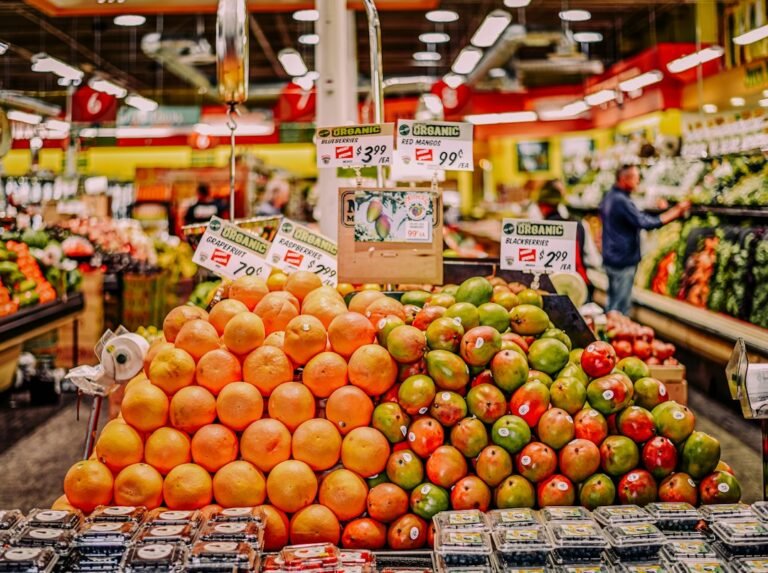 Illustrative grocery-shopping photograph representing rising household prices