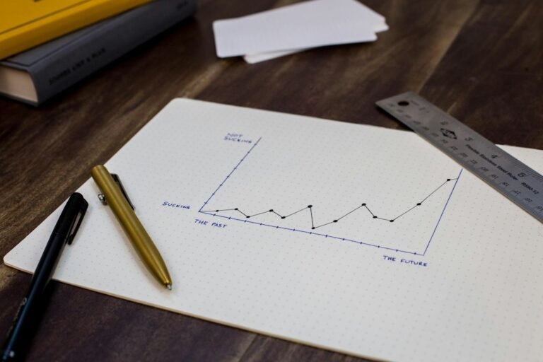 Illustrative business charts representing revenue and profit analysis