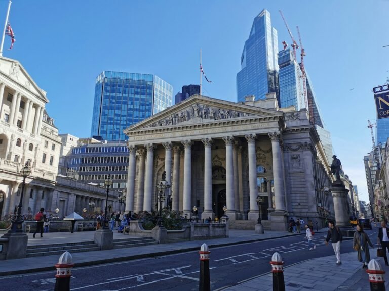 Royal Exchange financial district architecture